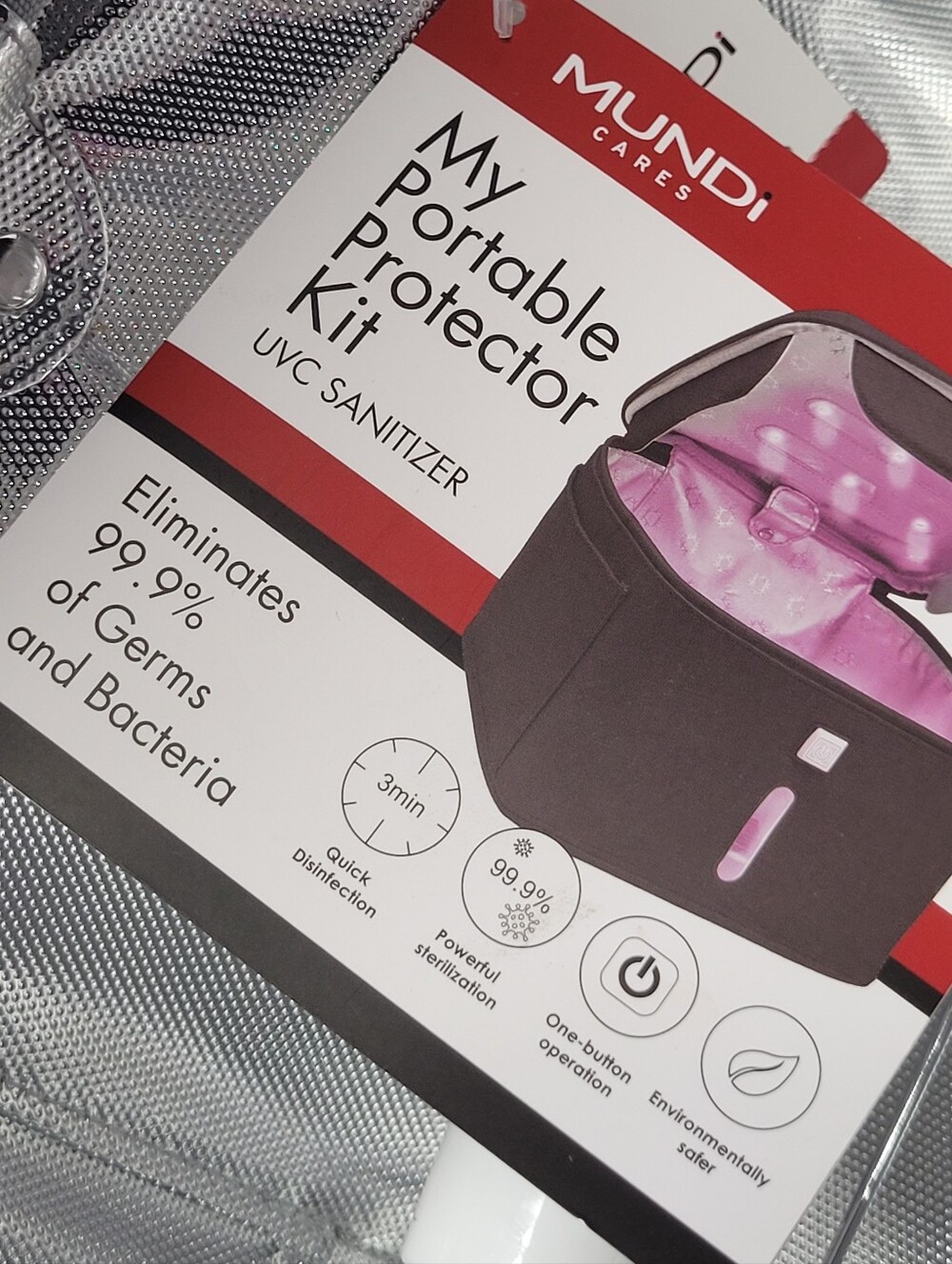Mundi "My Personal Protector" UVC LED Sterilization & Sanitizer Case